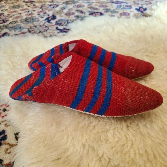 NWT Upcycled Moroccan Rug Slippers Size M [Womens 7-8] - Picture 9 of 10